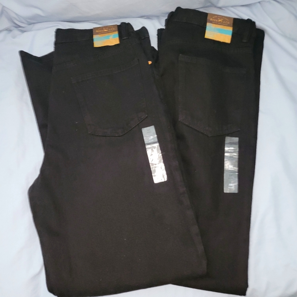 New 2pr. Boys sz. 20 husky heavy weight jeans.